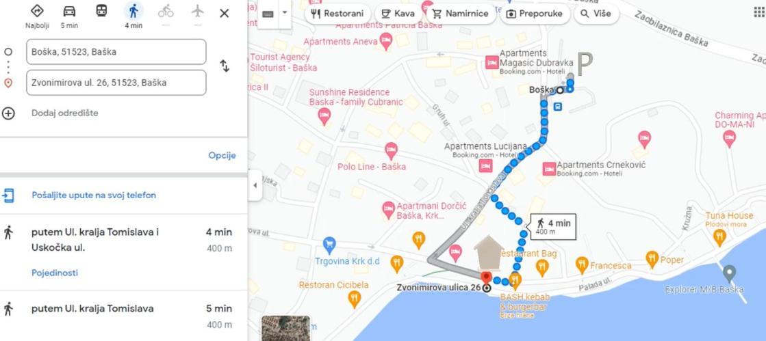 Apartment Ante Baška Eksteriør bilde